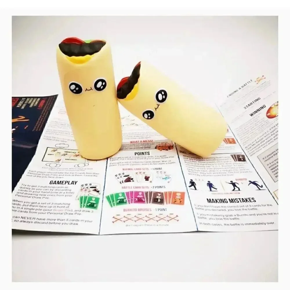 Throw Throw Burrito Case- Interactive Dodgeball Fun Classic Board Game, Age 7+